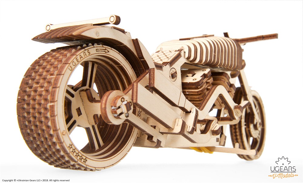 Ugears-madera modellbau Bike Moto vm-02 189 piezas 